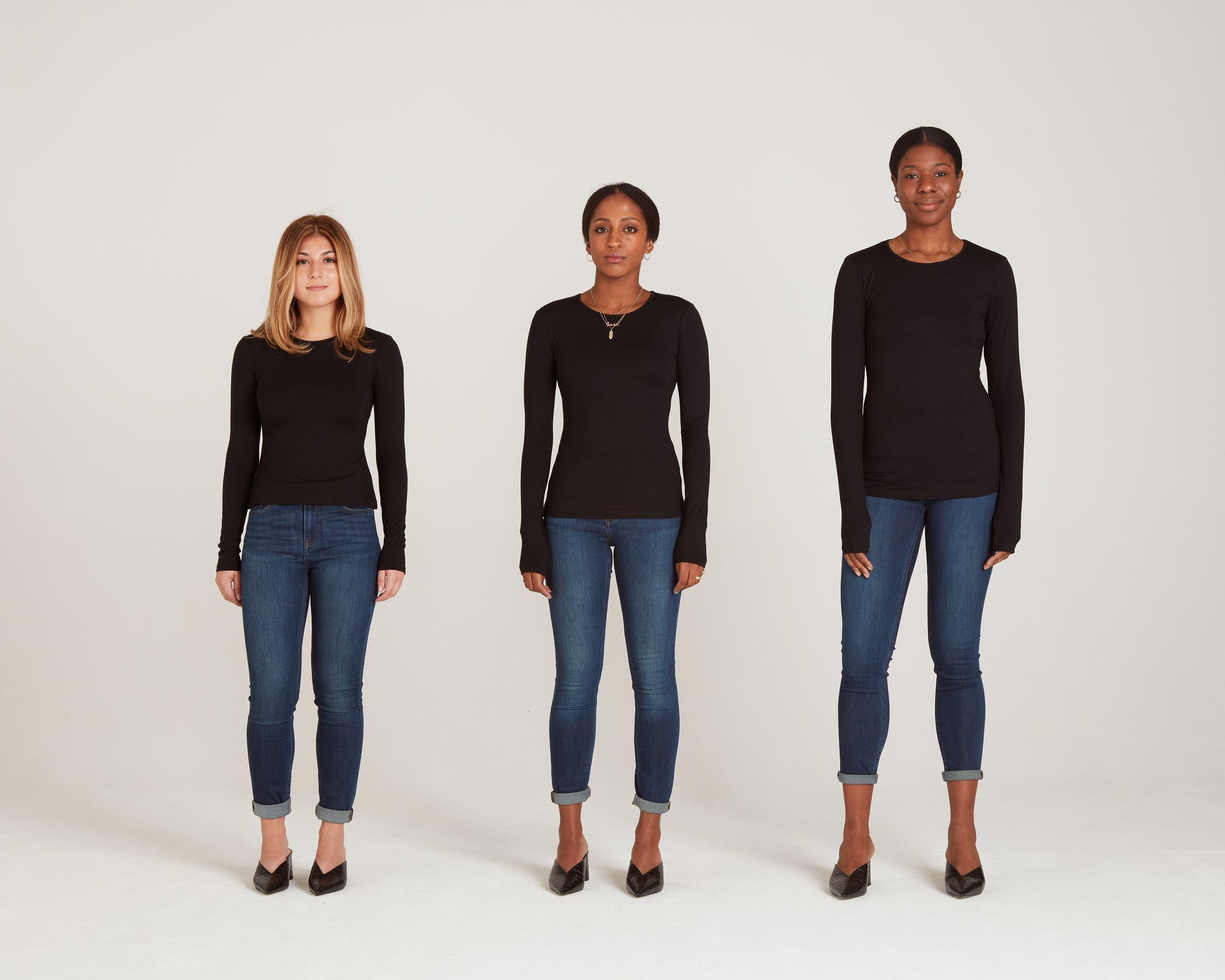 LS Crew Tee, MEDIUM Rib